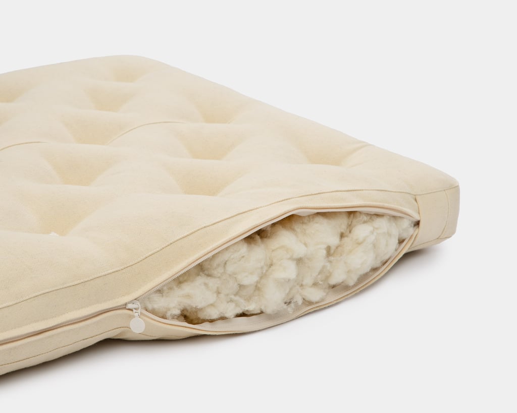 bilde av en åpen ullmadrass