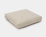 wool seat cushion with cover