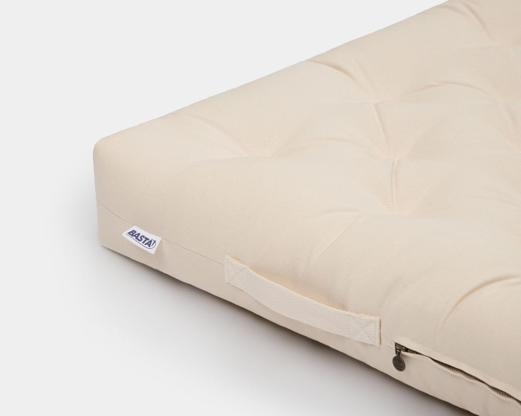 basta wool mattress with handles detail