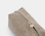 linen travel pouch