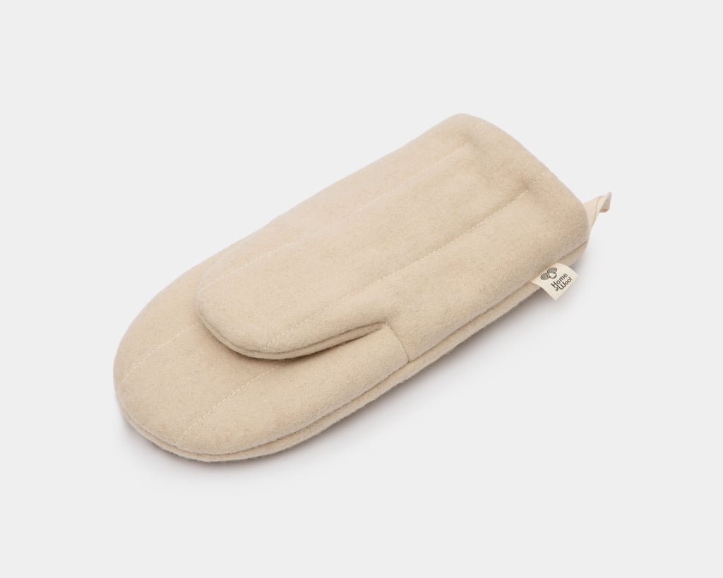Wool oven mitts