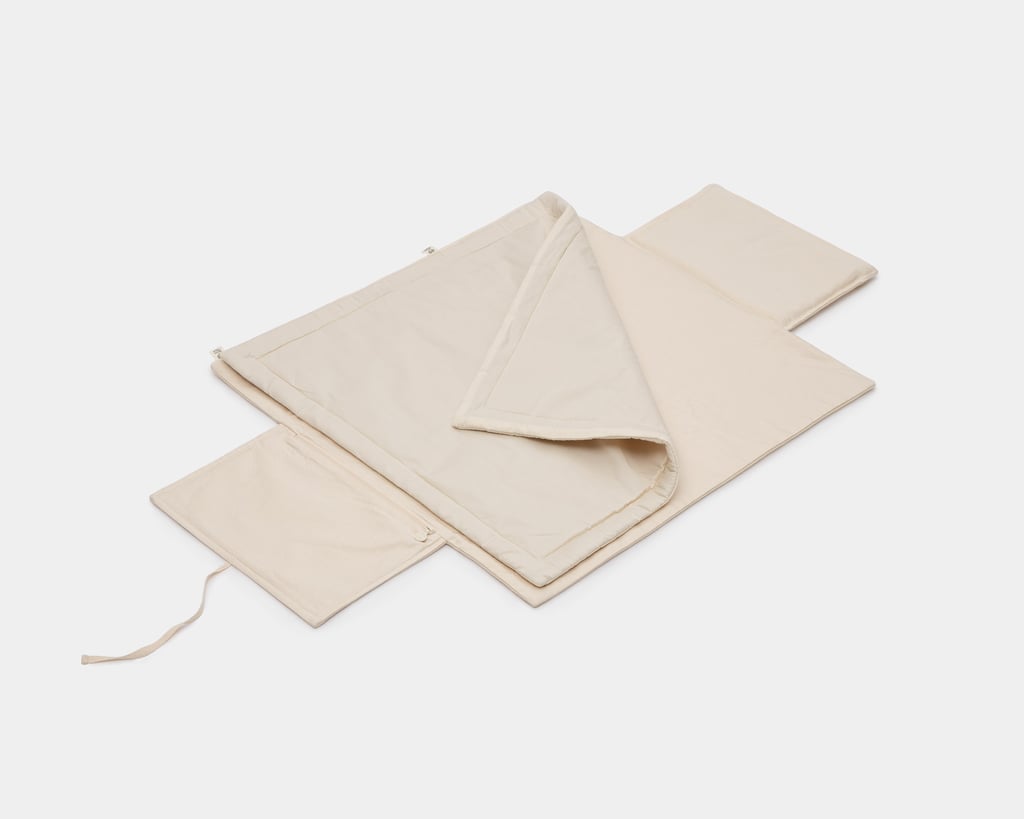 home of wool portable changing pad folded up
