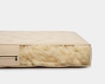 graphic showing wool inside of wool mattress