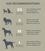 Guide des tailles pour les lits pour chiens en laine
