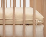 home of wool crib mattress topper in crib