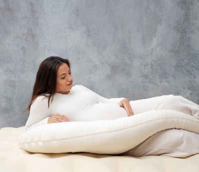 Wollen Zwangerschapskussen (C-vorm)