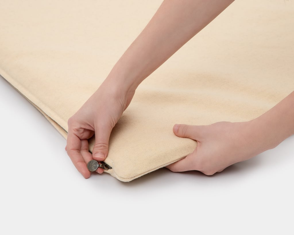 wool floor sleeping mat zippers