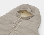 Wool Sleeping Bag – Camp detail of the hood