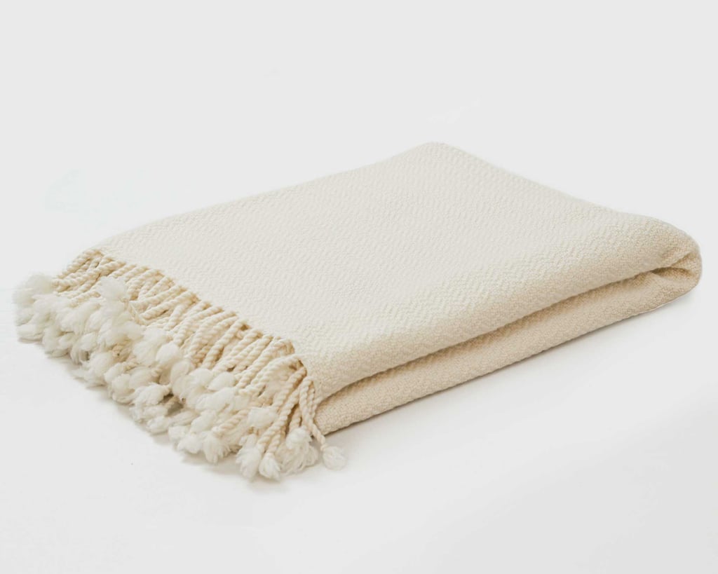 merino wool blanket folded