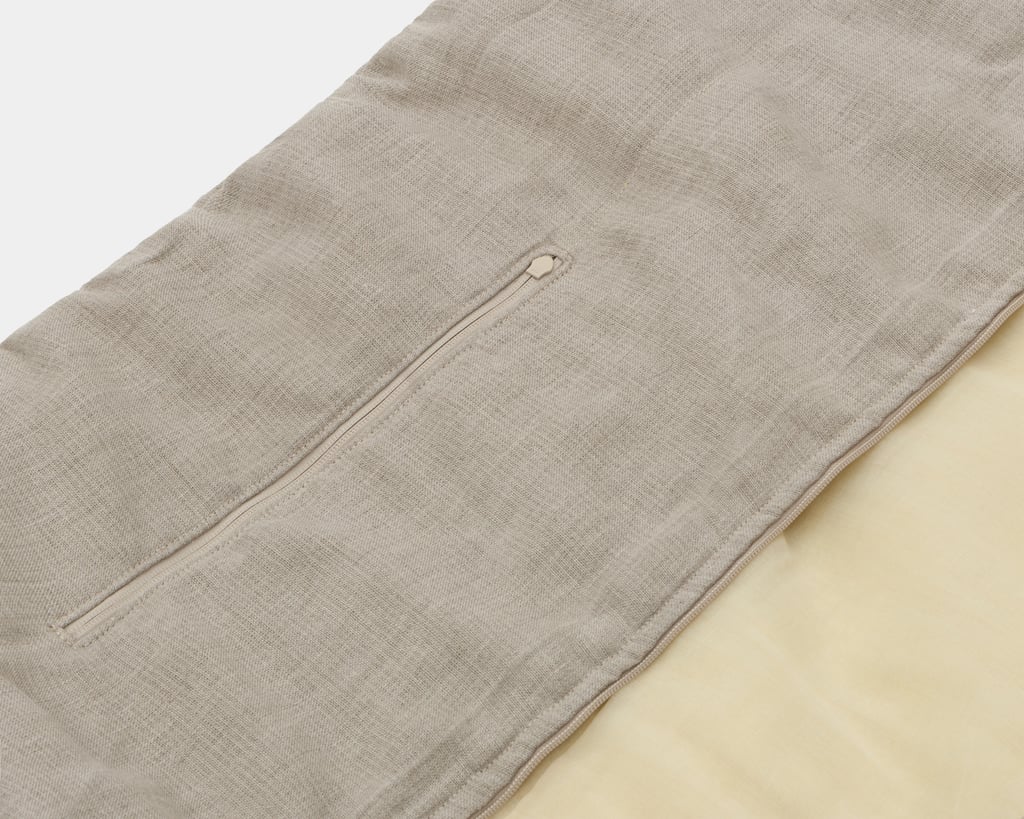 Wool Sleeping Bag – Camp detail of the zipper