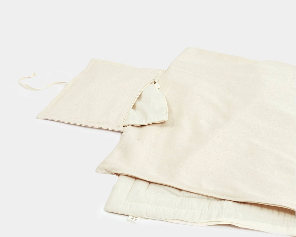 home of wool portable changing pad unfolded