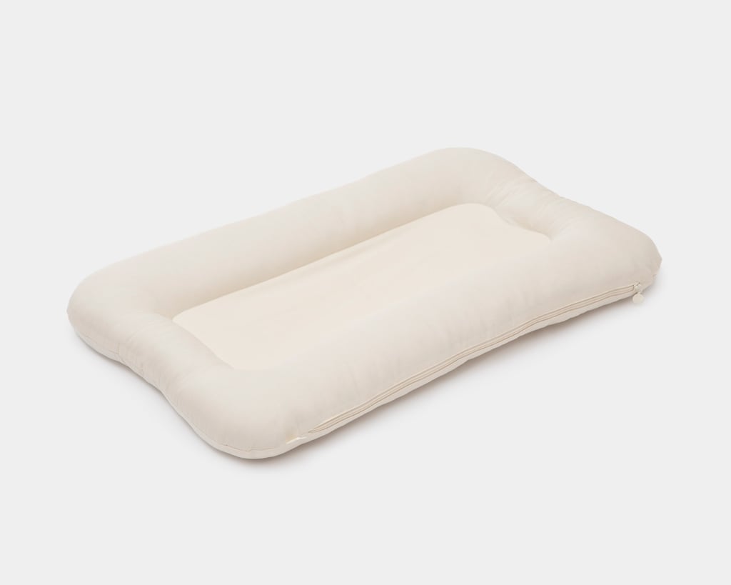 hem av babysitter i ull i bomullstyg 100%