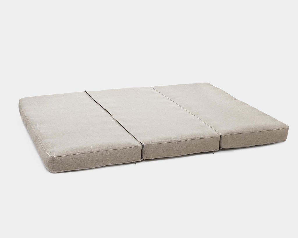 foldbar uldmadras udfoldet fladt