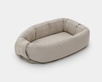 wollen babynestje van 59% linnen en 41% katoen