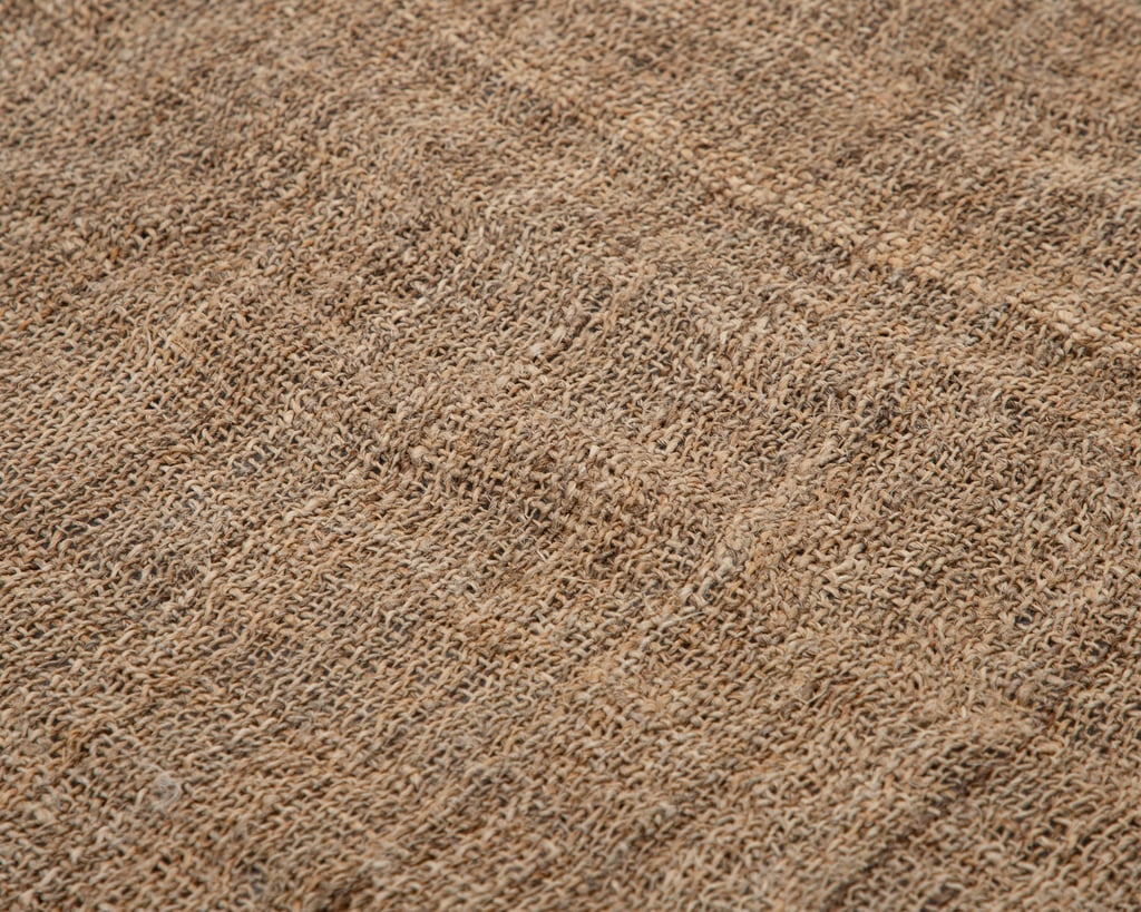 hemp rug close up