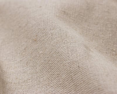 50% lin og 50% bomullsstoff per meter