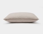 wool pillow in 51% linen, 49% cotton fabric