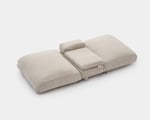 side and back wool sleeping pillow with extensions for the neck