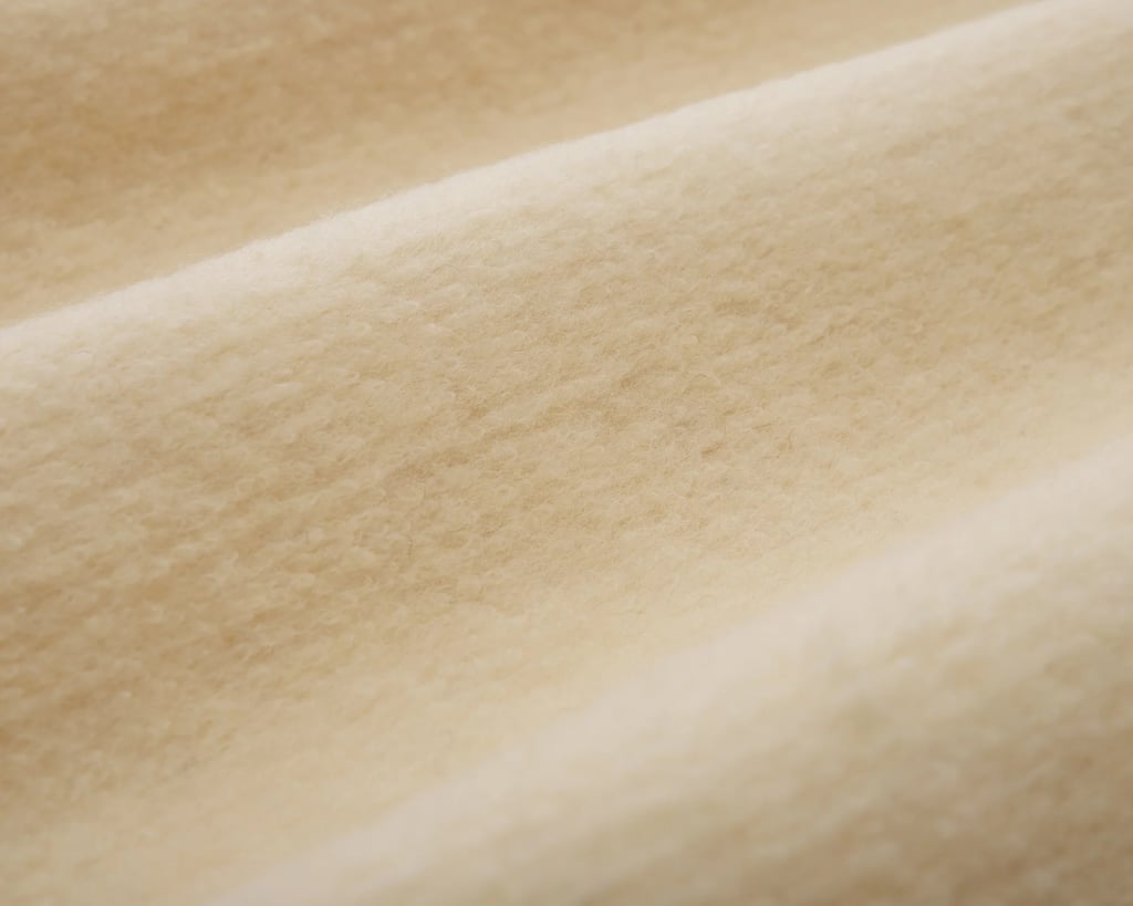close up of karakul wool fabric by home of wool
