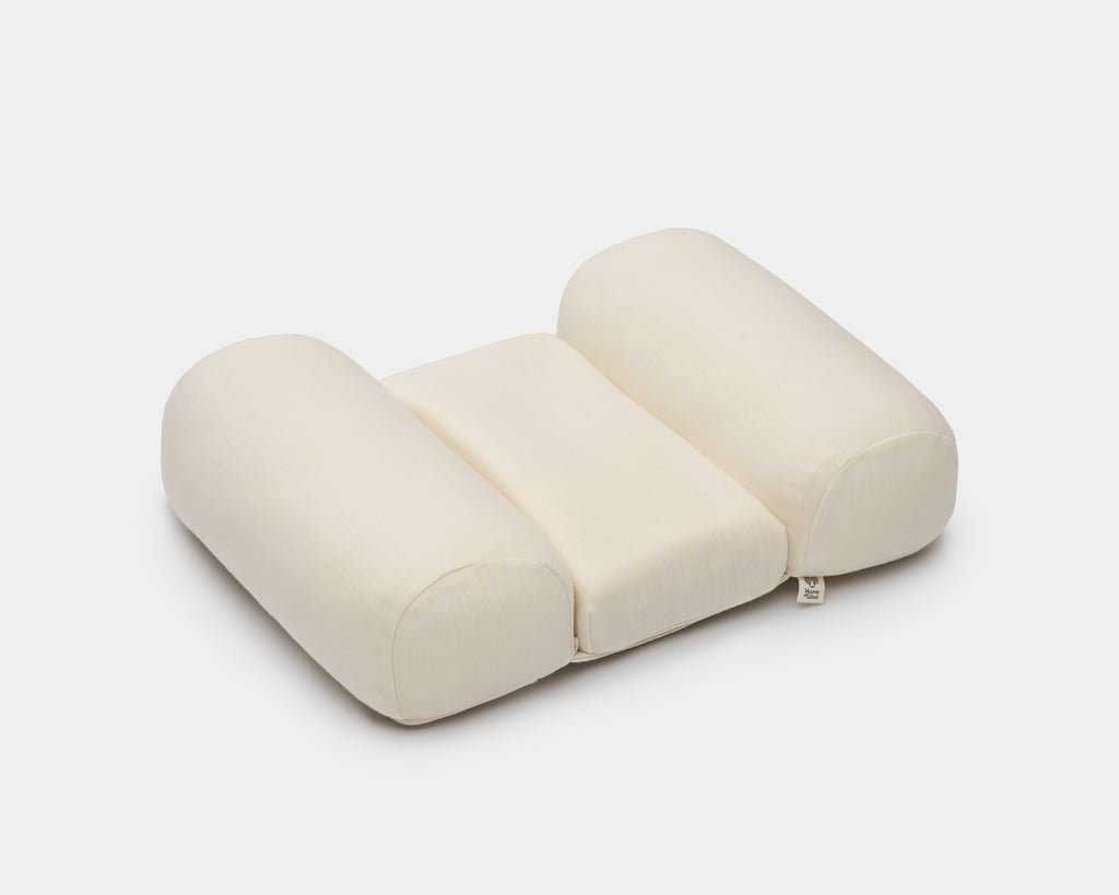 home of wool pillow for back sleepers with merino pillowcase