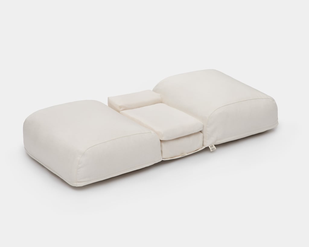 home of wool back and side sleeping pillow with silk pillowcase