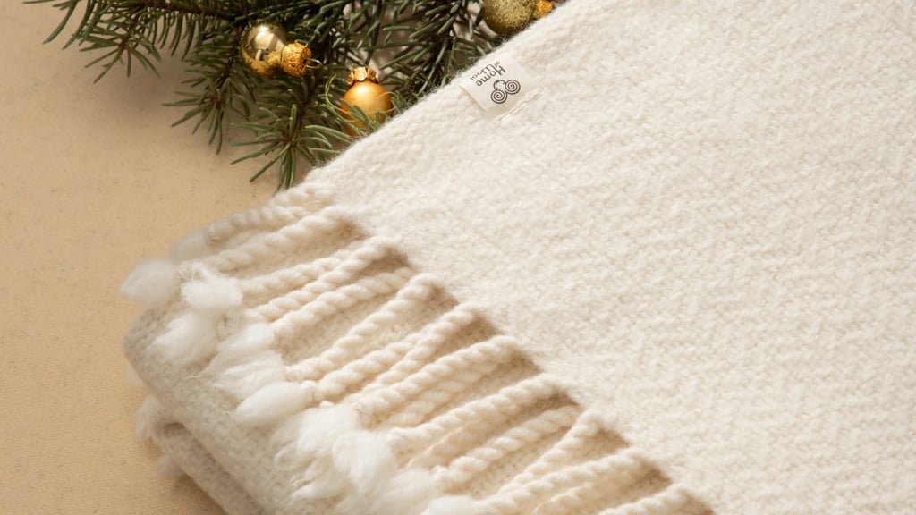 home of wool christmas blanket