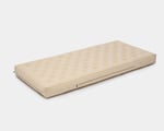 wool mattress in 100% virgin wool fabric with mini piping design