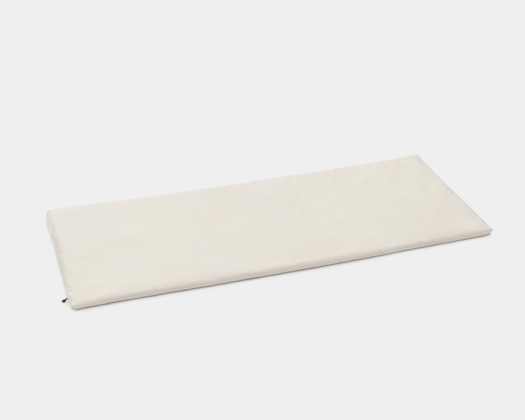 wool pilates mat with a cotton cover
