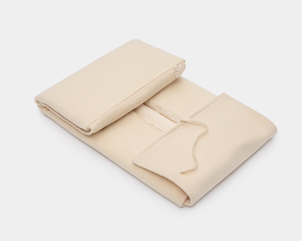 home of wool portable changing pad folded up