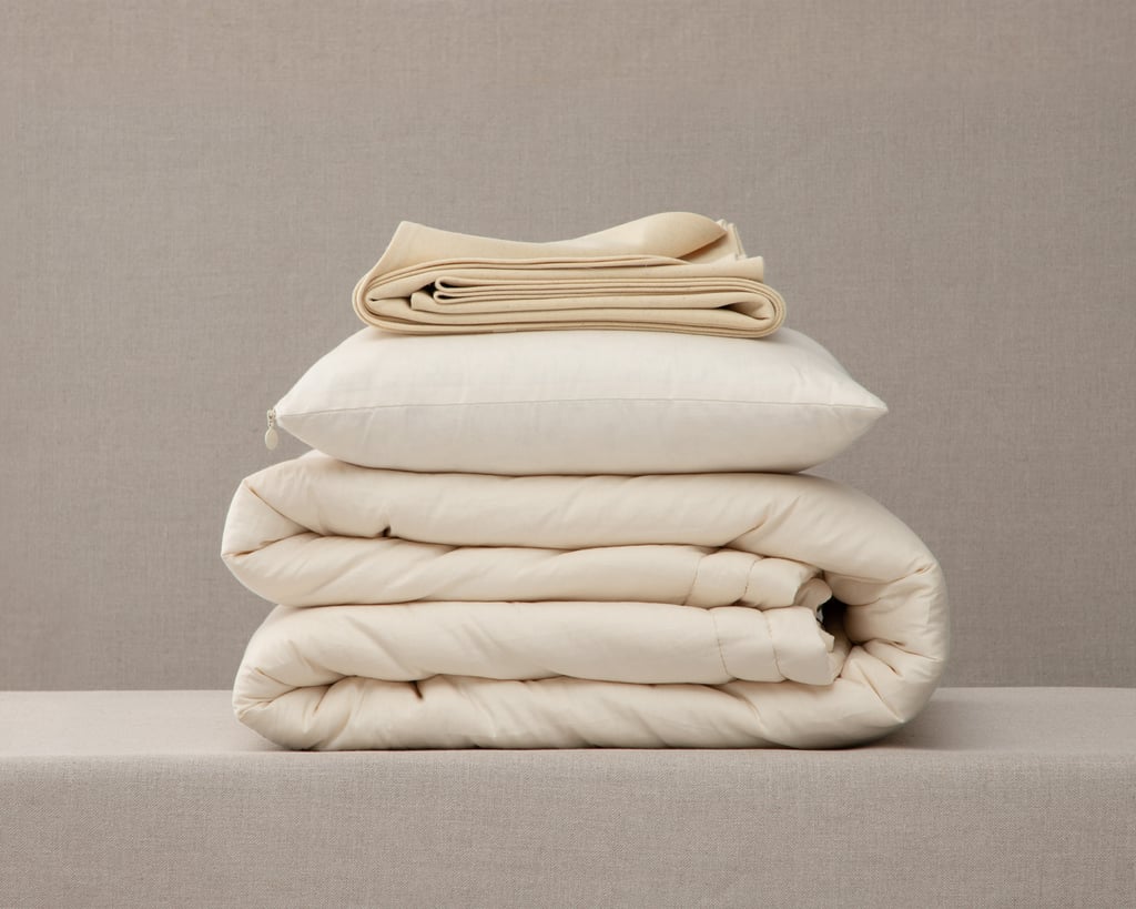 bundle of home of wool duvet, pillow and protector 