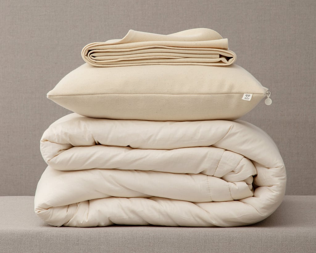 koti villa pussilakana, suoja ja tyyny nippu harmaa tausta