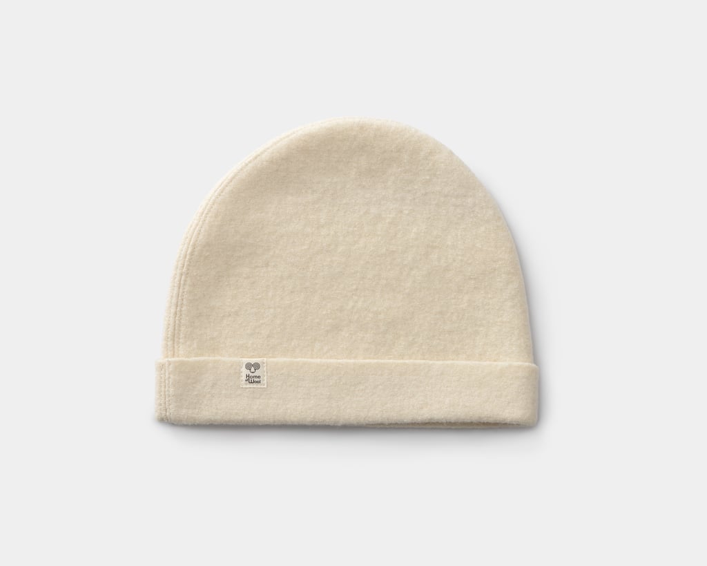 top view of wool sauna hat