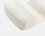 home of wool back sleeper pillow with silk pillowcase
