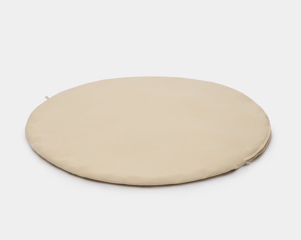 round wool play mat