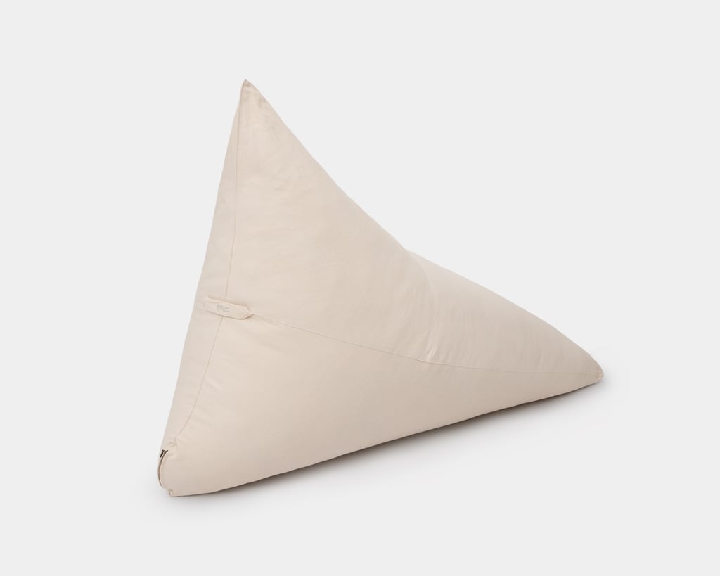 Pouf triangulaire en laine