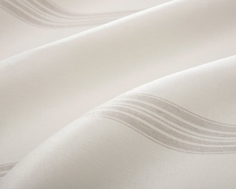grey stiped linen fabric