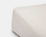 wool wedge pillow detail