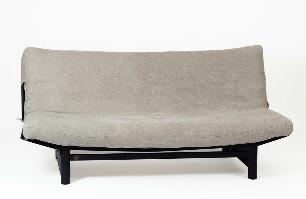 wool futon mattress on a sofa