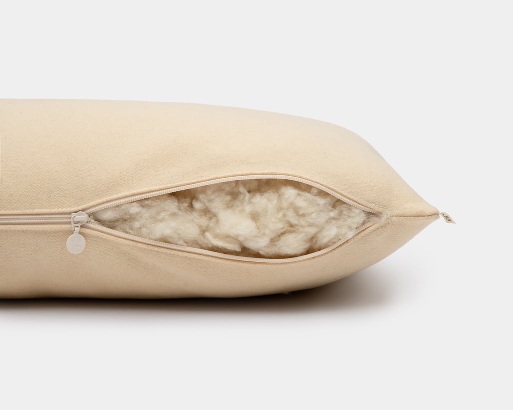 open wool pillow with 100% Organic wool filling