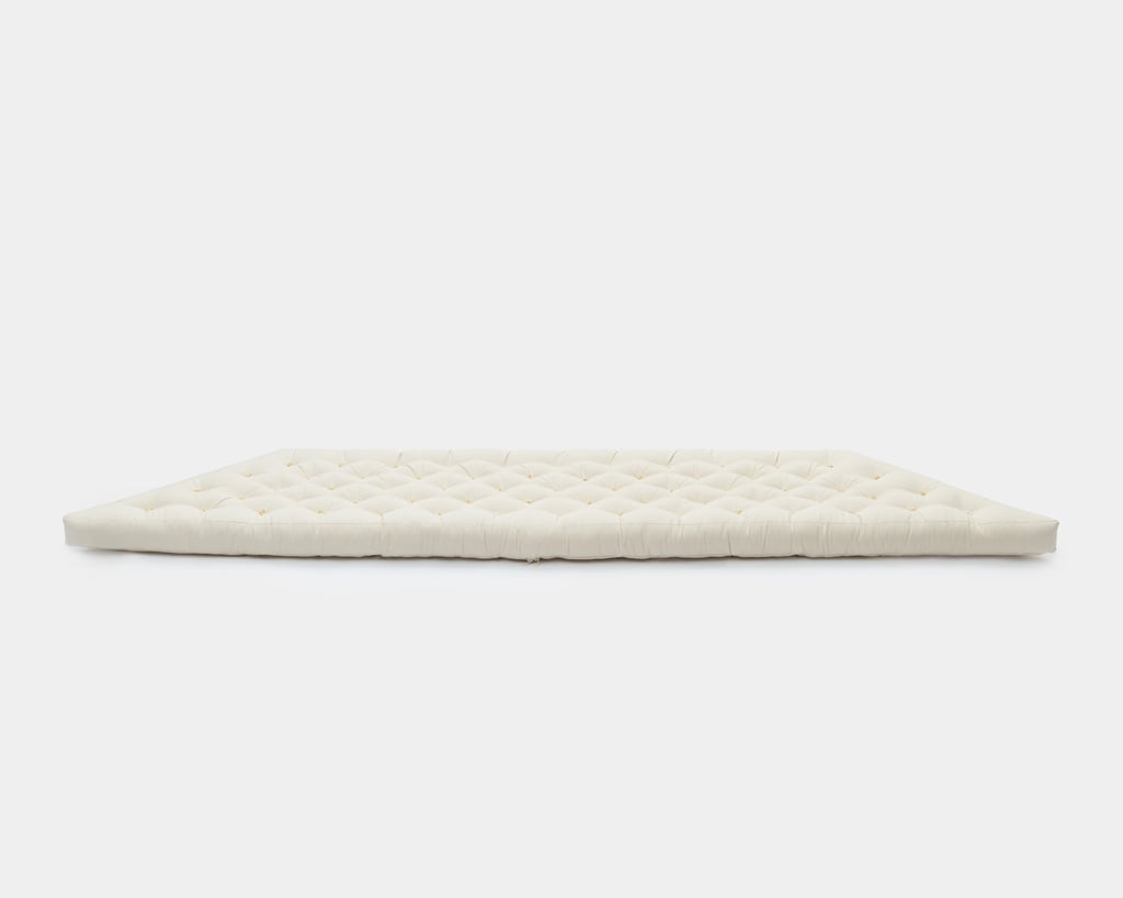 wool trapezoid tufted seat cushion