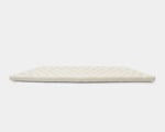 wool trapezoid tufted seat cushion
