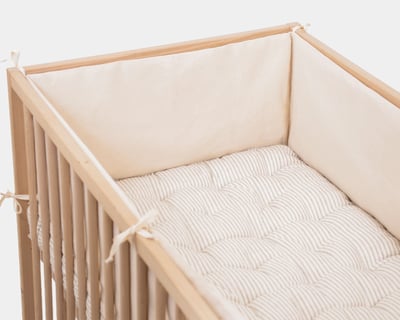 Wool baby bumper