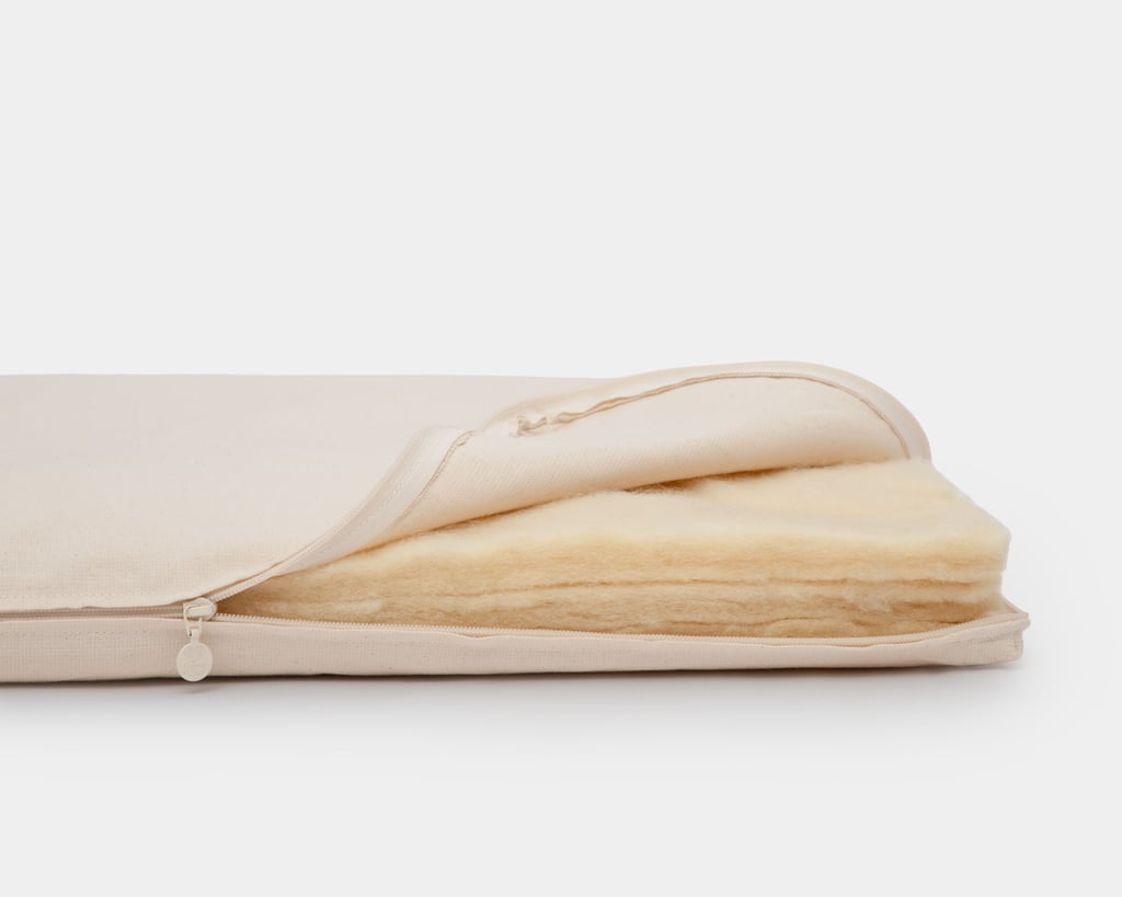 Basta kids top mattress with wool batting wool detail