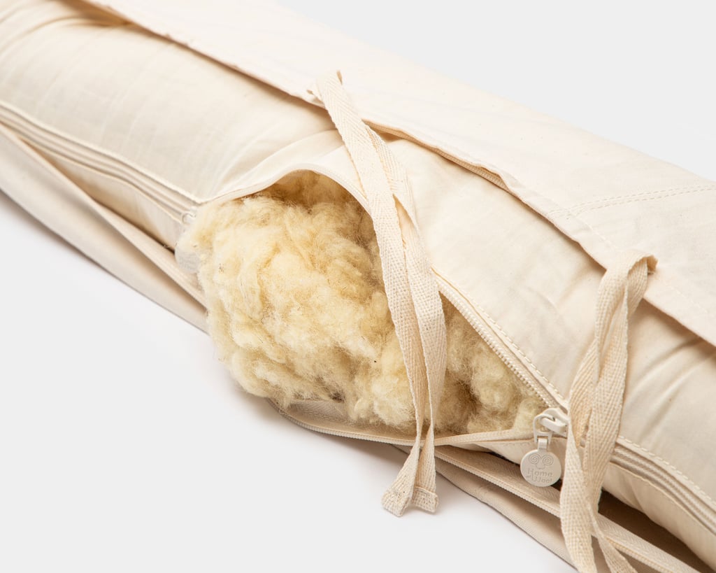 bed snake pillow unzipped filling