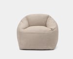 wool bean bag armchair in linen