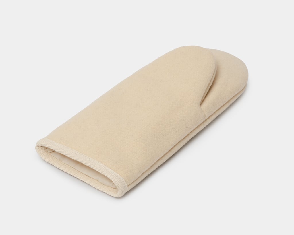 wool oven mitt back