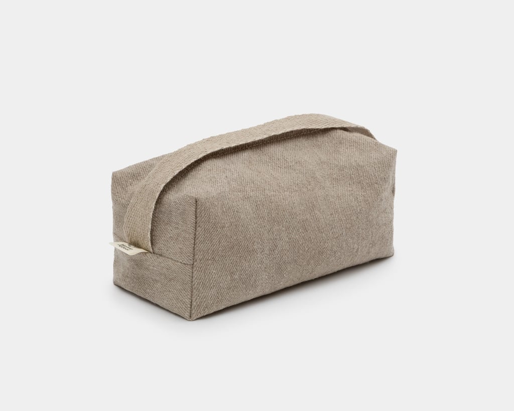 linen travel pouch