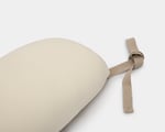 wool nursing pillow and optional merino cover with ties detail