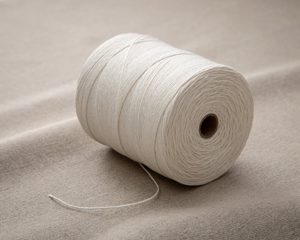 rollo de hilo de lino