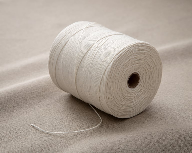 linen thread roll